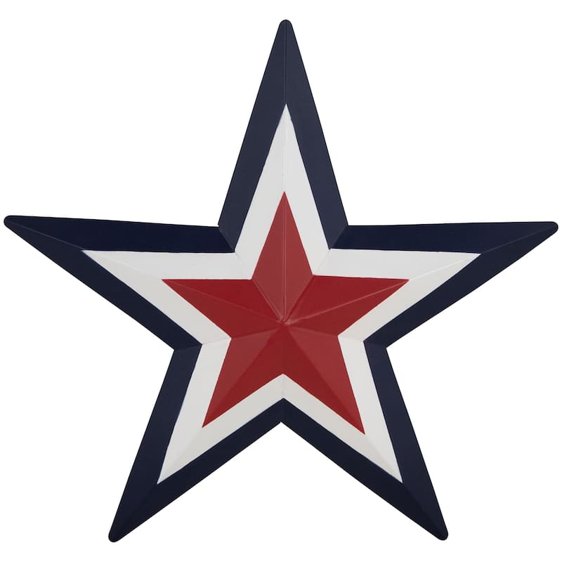 Americana Star Metal Wall Decoration - 15"