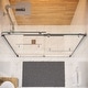 preview thumbnail 23 of 25, Seawin 56 - 60 in. W x 64 in. H Mara Frameless Bypass Sliding Bathtub Door 10 mm Tempered Glass with NanoShield™ Coating