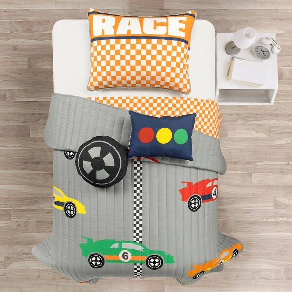 lush decor race car bedding