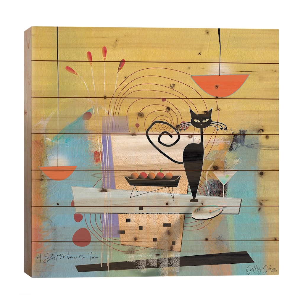 A Short Moment In Time Print On Wood by Jeffrey Coleson - Multi-Color
