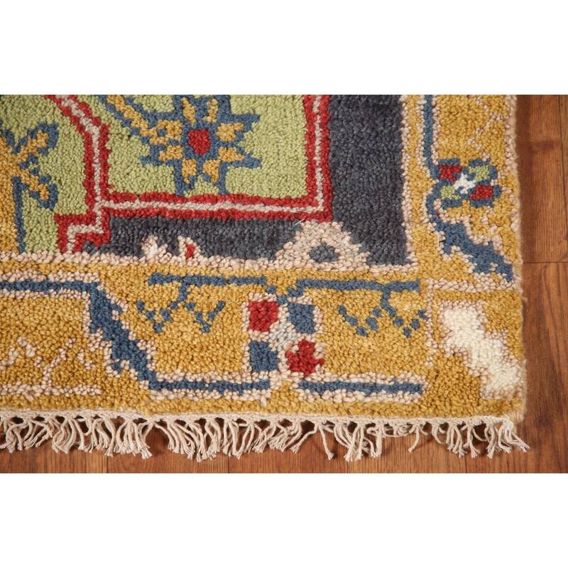 Traditional Kazak Runner Rug Hand-Knotted Wool Carpet - 2'7"x 7'9"