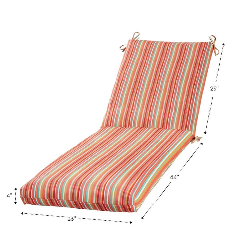 Greendale Home Fashions Outdoor Chaise Cushion (Cushion Only)