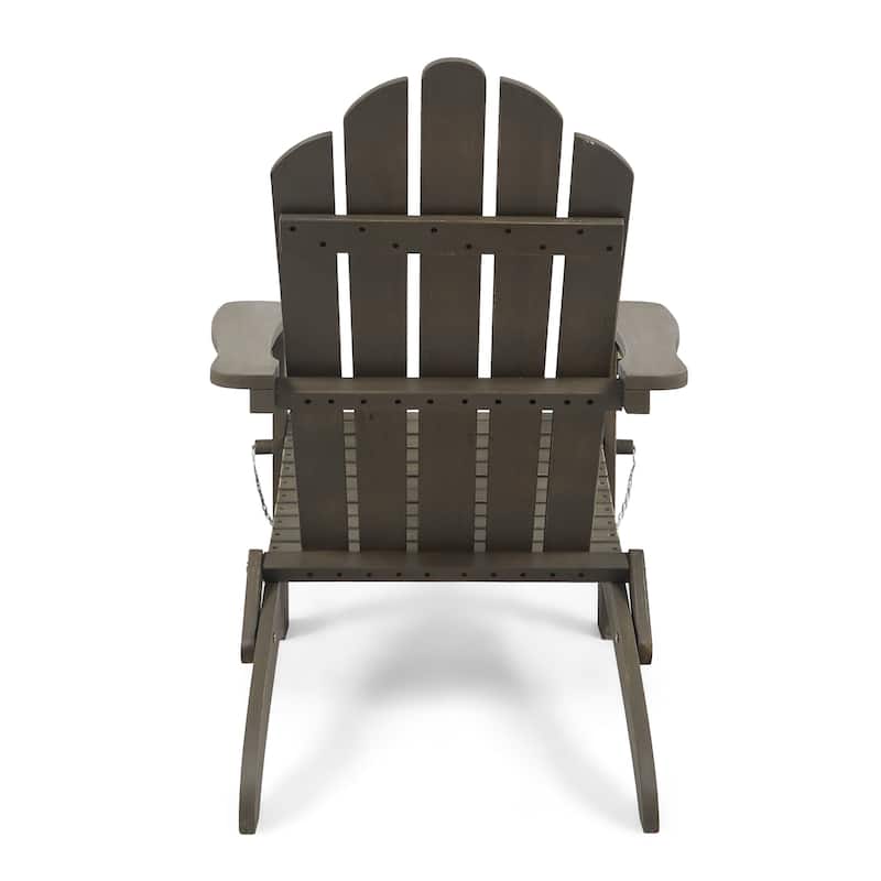 Hollywood Foldable Acacia Adirondack Chair by Christopher Knight Home