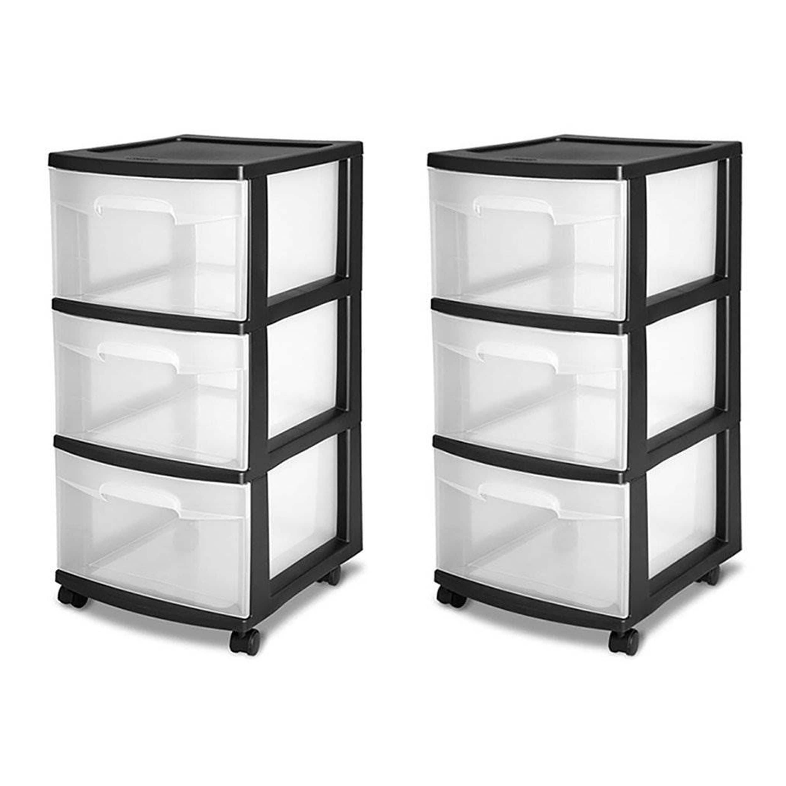 Sterilite 3 2025 drawer cart