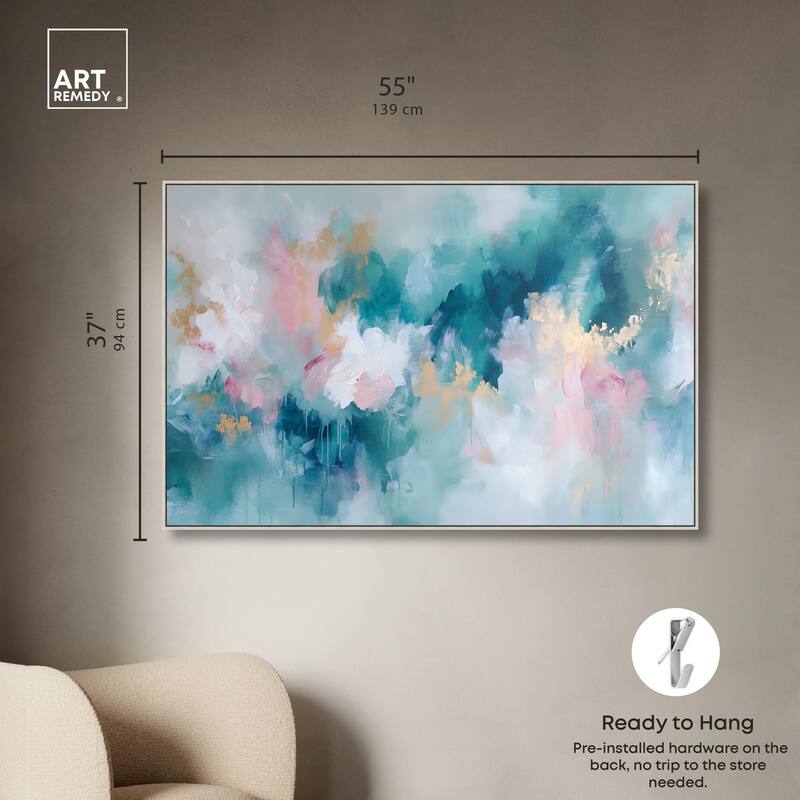 Emerald Sky Canvas by Art Remedy