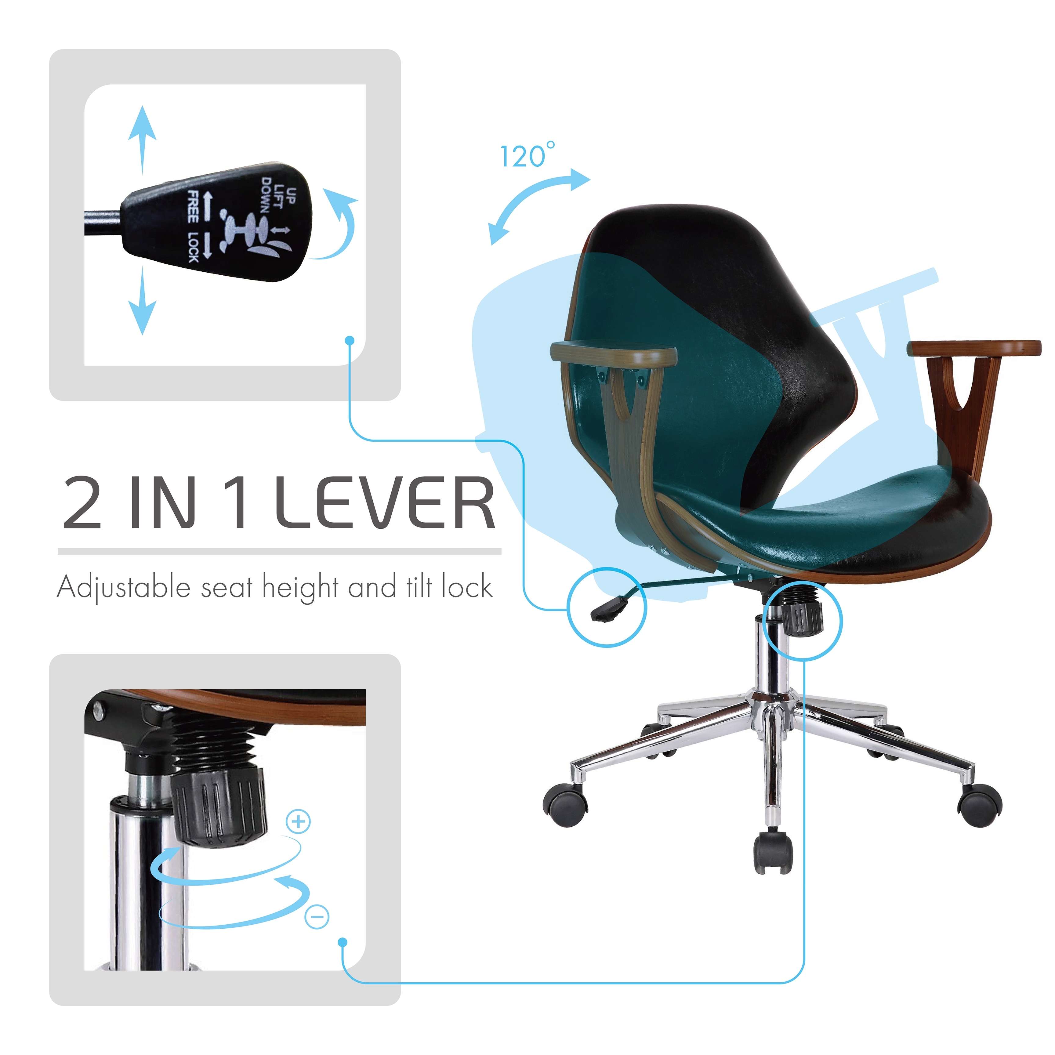 Lillian adjustable office chair online