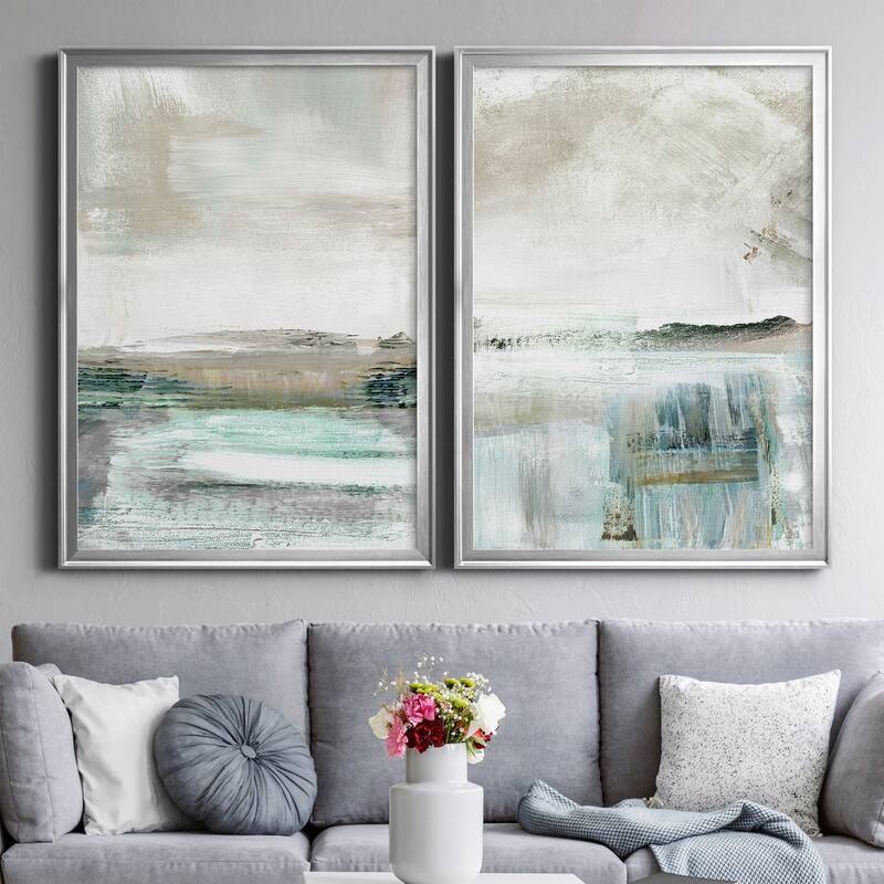Summer Teal I Premium Framed Print - Ready to Hang - Multi-Color