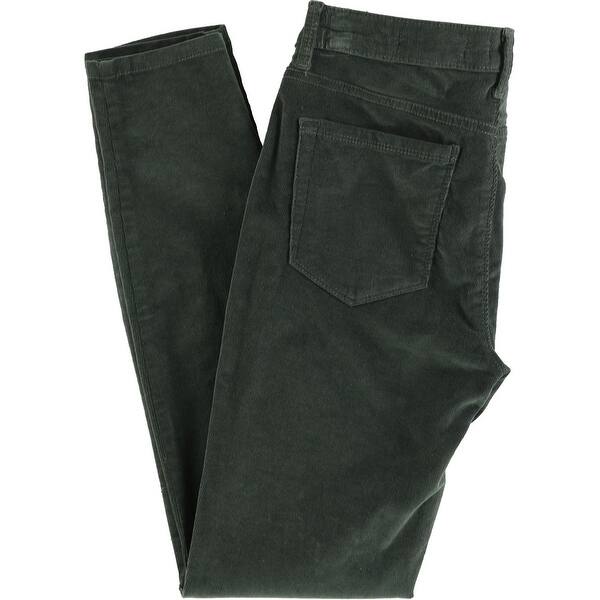 Shop Maison Jules Womens Courdory Casual Corduroy Pants Grey 28