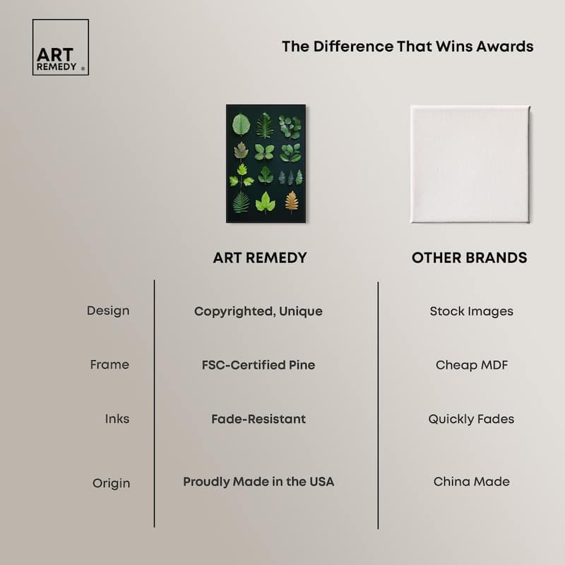 Leaf Library I Canvas by Art Remedy