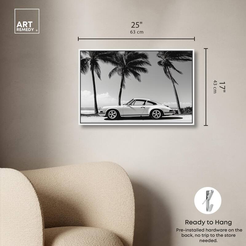 Analog Vintage Car Canvas by Art Remedy