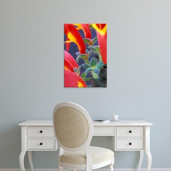 Easy Art Prints Brent Bergherm's 'Colorful Blossoms And Leaves' Premium Canvas Art