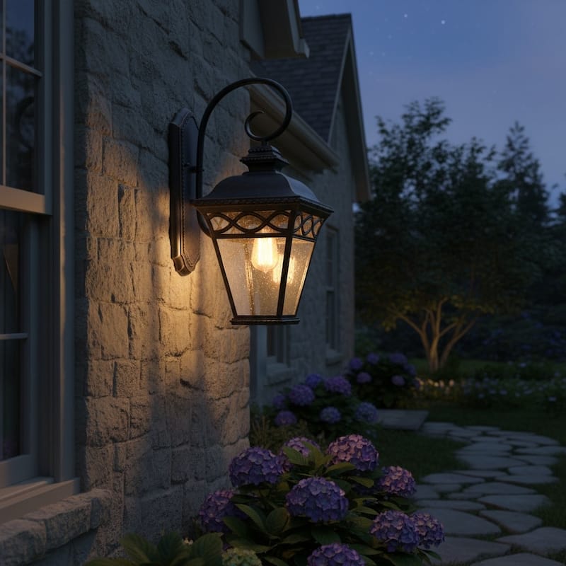 Cheri 1 Light Exterior Lighting in Oil Rubbed Bronze - Bronze