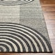 preview thumbnail 3 of 5, Sige Handmade Striped Modern Wool Area Rug