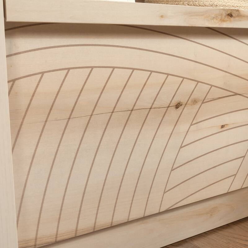 Wood Mid-Century Modern Nightstand with 1 Drawer and Open Shelf, Brown