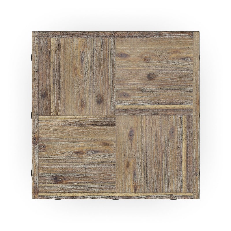 Carpenter Brown Wood Chairside Table - 18" x 23" x 18"