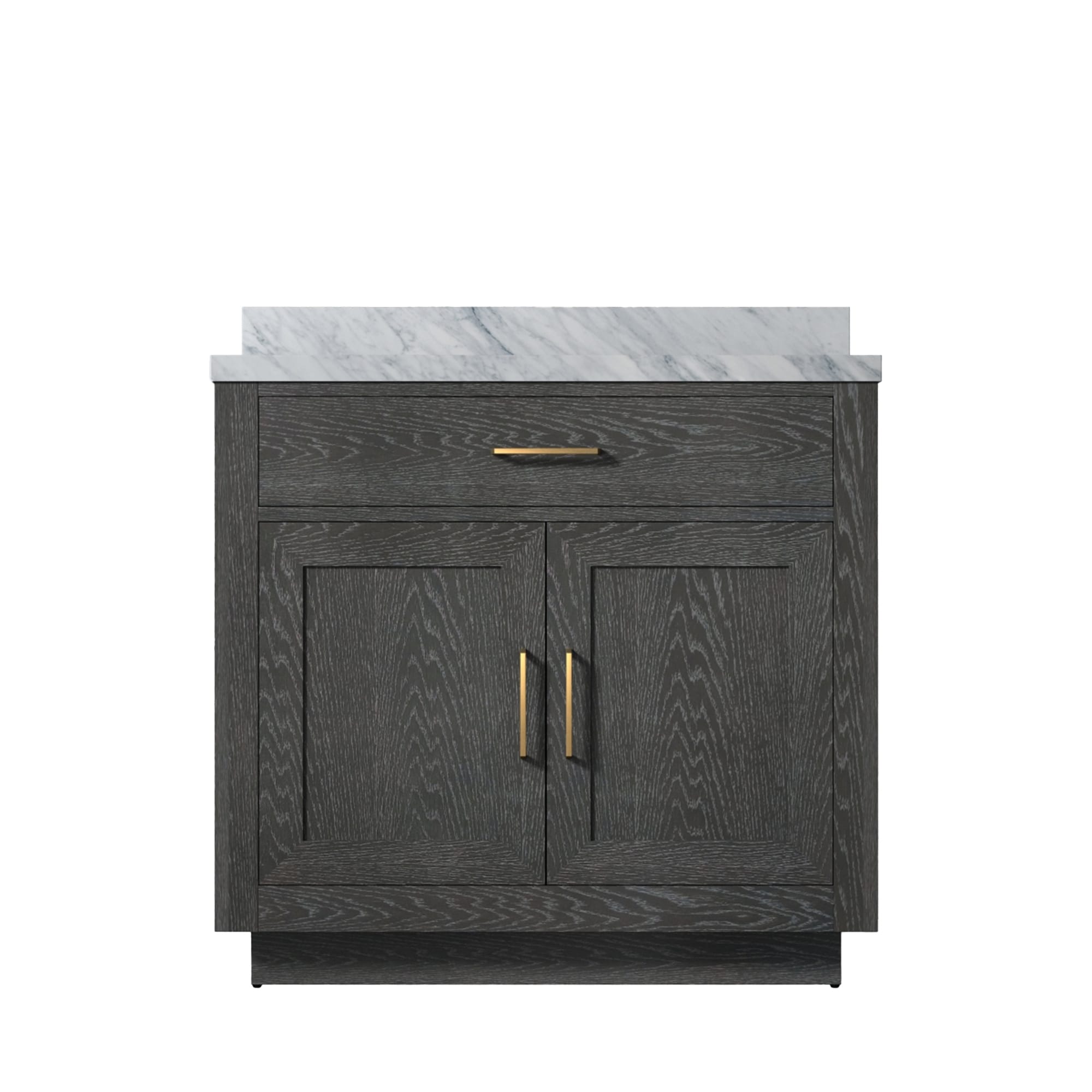 Abbey Bath Vanity with Carrara Marble Top and Sink