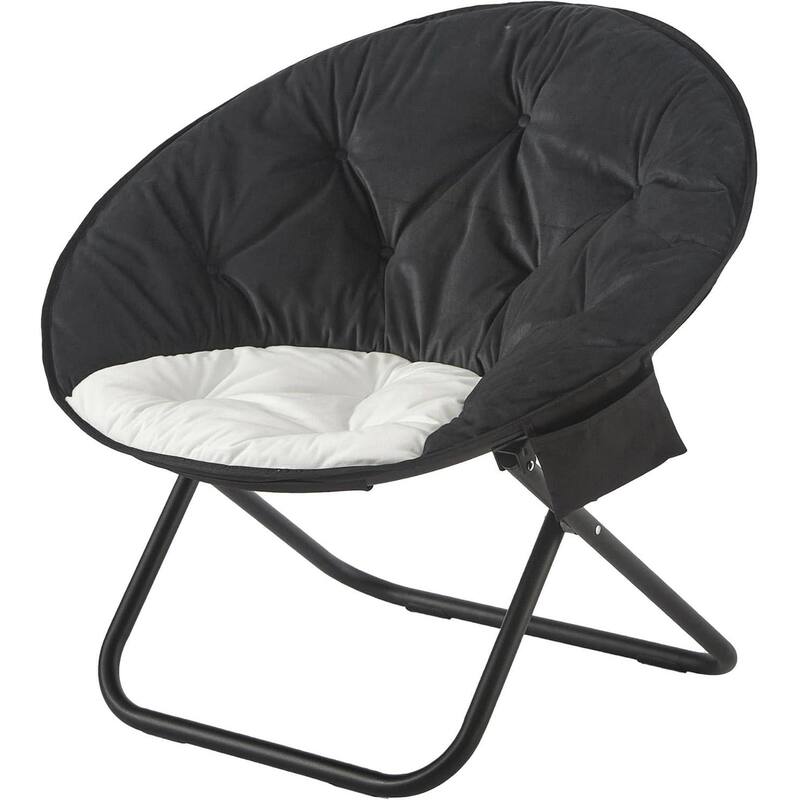 Urban Lifestyle Micromick Saucer Chair - Black