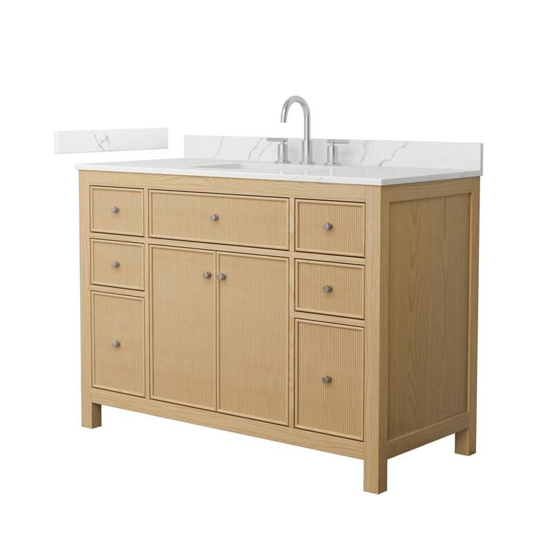 Wyndham Collection WCF9292-48S-QTZ-US3MXX Pendry 48" Free Standing