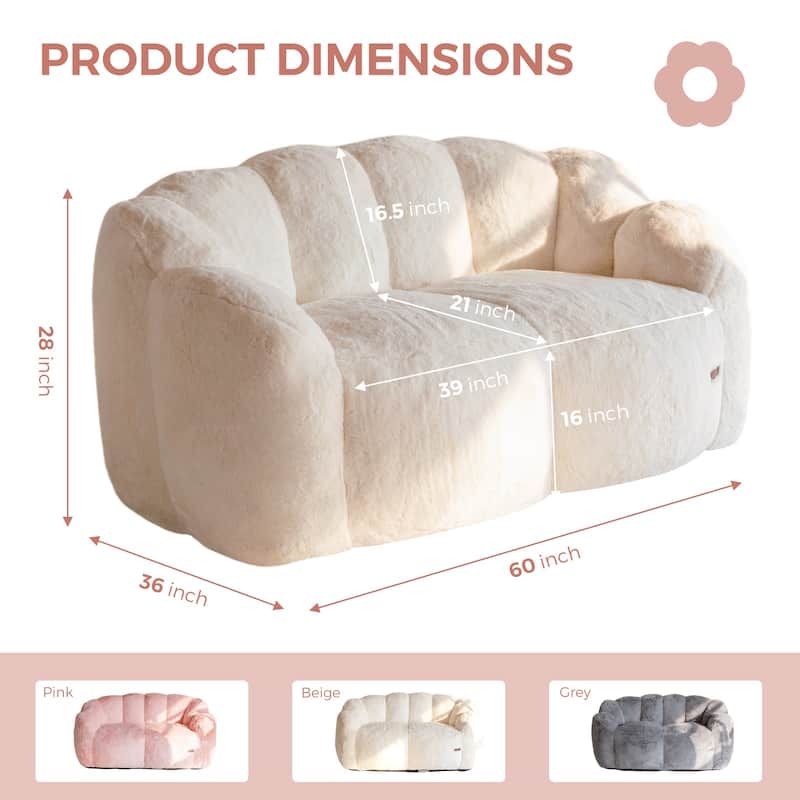 Floral Shaped Bean Bag Chair
