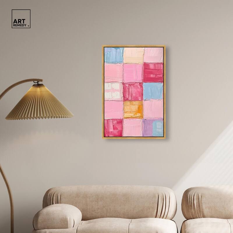 Color Squares II Canvas by Art Remedy
