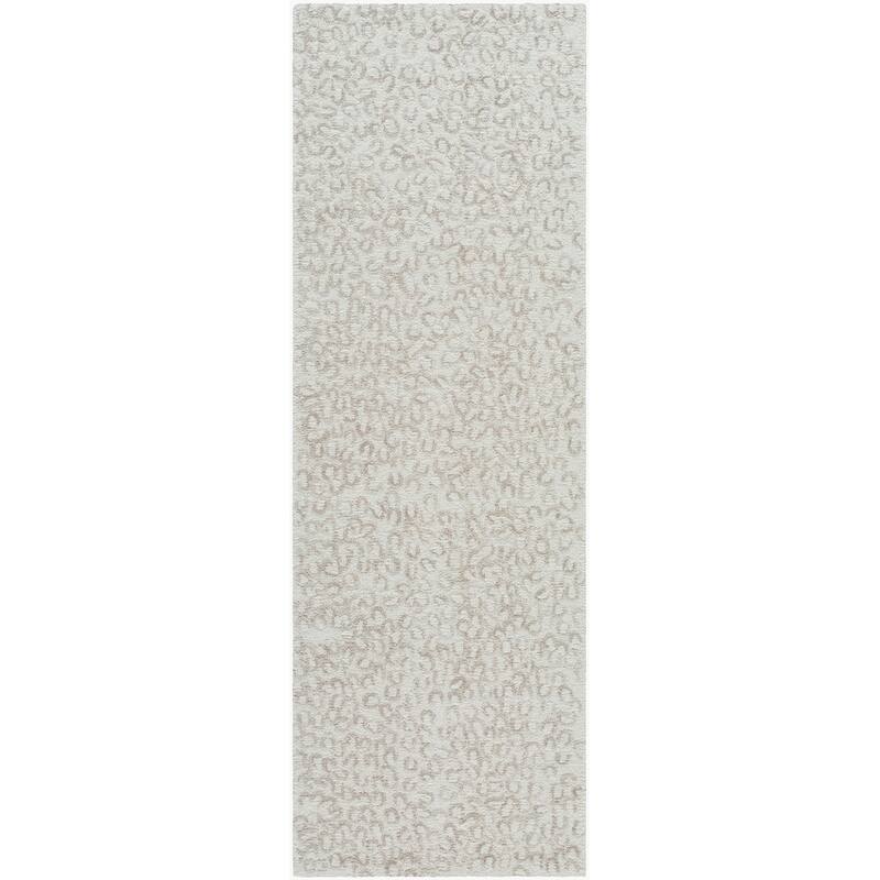 Livabliss Scandinavian Rize Animal Area Rug - 2'6" x 8' - Off White/Brown