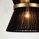 preview thumbnail 27 of 29, Modern Farmhouse Boho Chandelier for Dining Room in Gold or Black