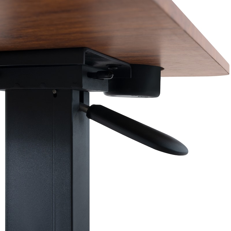 Height-Adjustable Overbed Table with Hidden Casters, Portable Bedside Desk with Tray, Pen Holder, USB & C-Type Ports