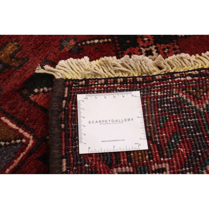 ECARPETGALLERY Hand-knotted Anadol Red Wool Rug - 3'6 x 9'4