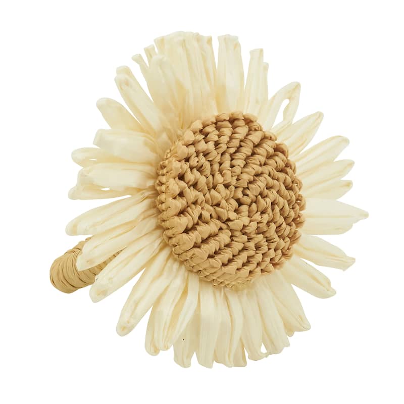 Flower Napkin Rings (Set of 4) - White