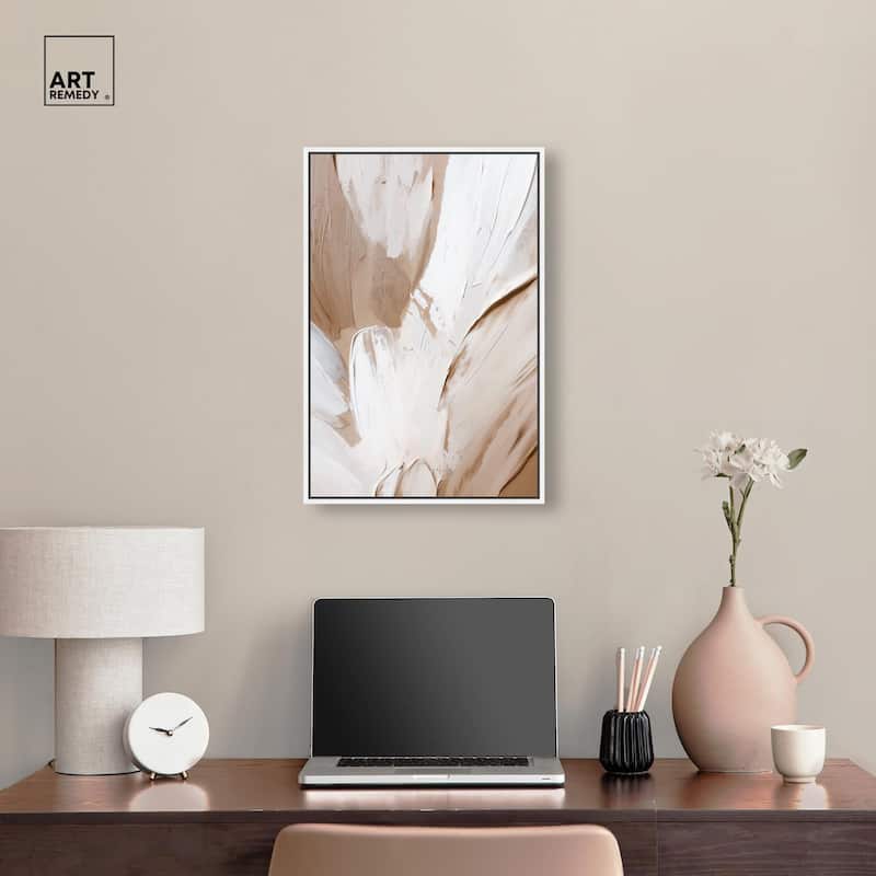 Fawn and Frost Canvas by Art Remedy