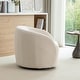 preview thumbnail 3 of 107, SEYNAR Modern Glam Velvet Upholstered 360 Degree Swivel Accent Armchair