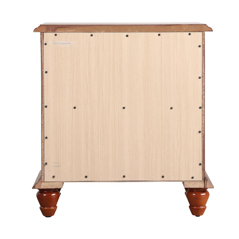 Summit 2-drawer Wood Nightstand