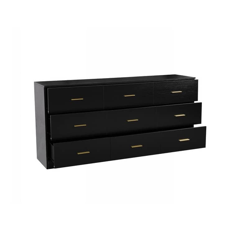 Modern 9 Drawer Dresser for Bedroom