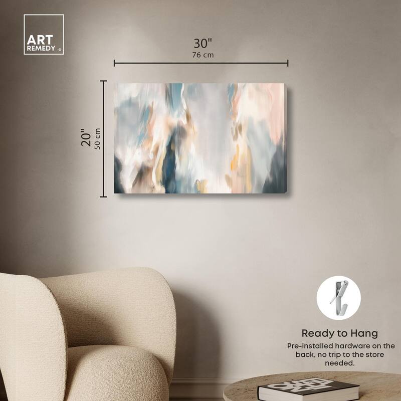 Gilded Gorge III Canvas by Art Remedy, Gallery Wrapped