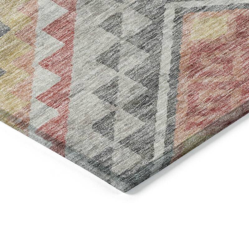 HomeRoots Southwestern Transitional Rectangle Outdoor Rug