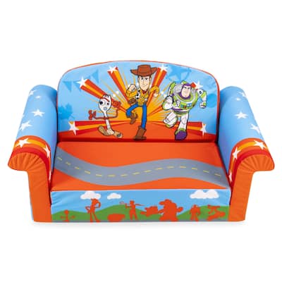Marshmallow Furniture 2-in-1 Flip Open Couch Sofa Toddler Furniture, Toy Story - 16.5 x 26 x 15 inches