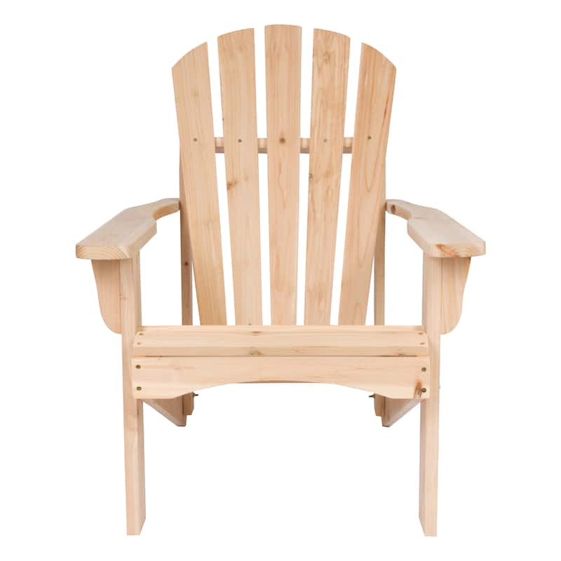 Jaxport Natural Wood Adirondack Chair