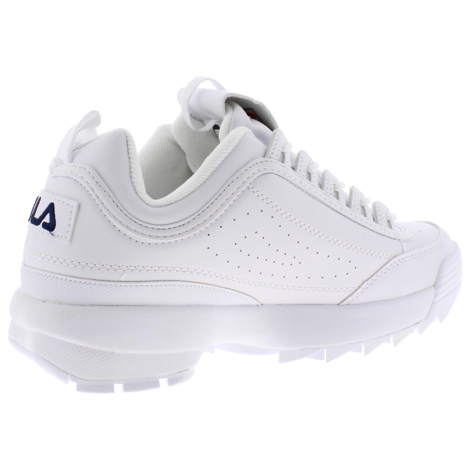 fila disruptor faux leather