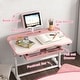 preview thumbnail 16 of 16, Qaba Kids Desk and Chair Set, Height Adjustable Kids School Study Desk and Chair Set with Tilt Desktop