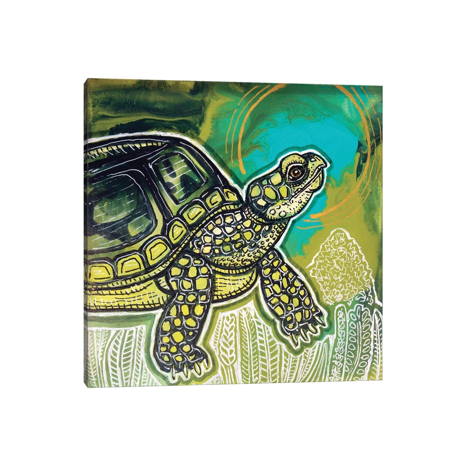 Icanvas Turtle Time By Lynnette Shelley Canvas Print Bed Bath