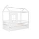 preview thumbnail 4 of 22, Modern Twin Size House Bed Wood Bed With Twin Size Trundle And Solid Construction