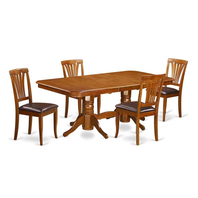 Dining Table Set 9 Piece Extendable Table & Chairs Kitchen Dinette Set