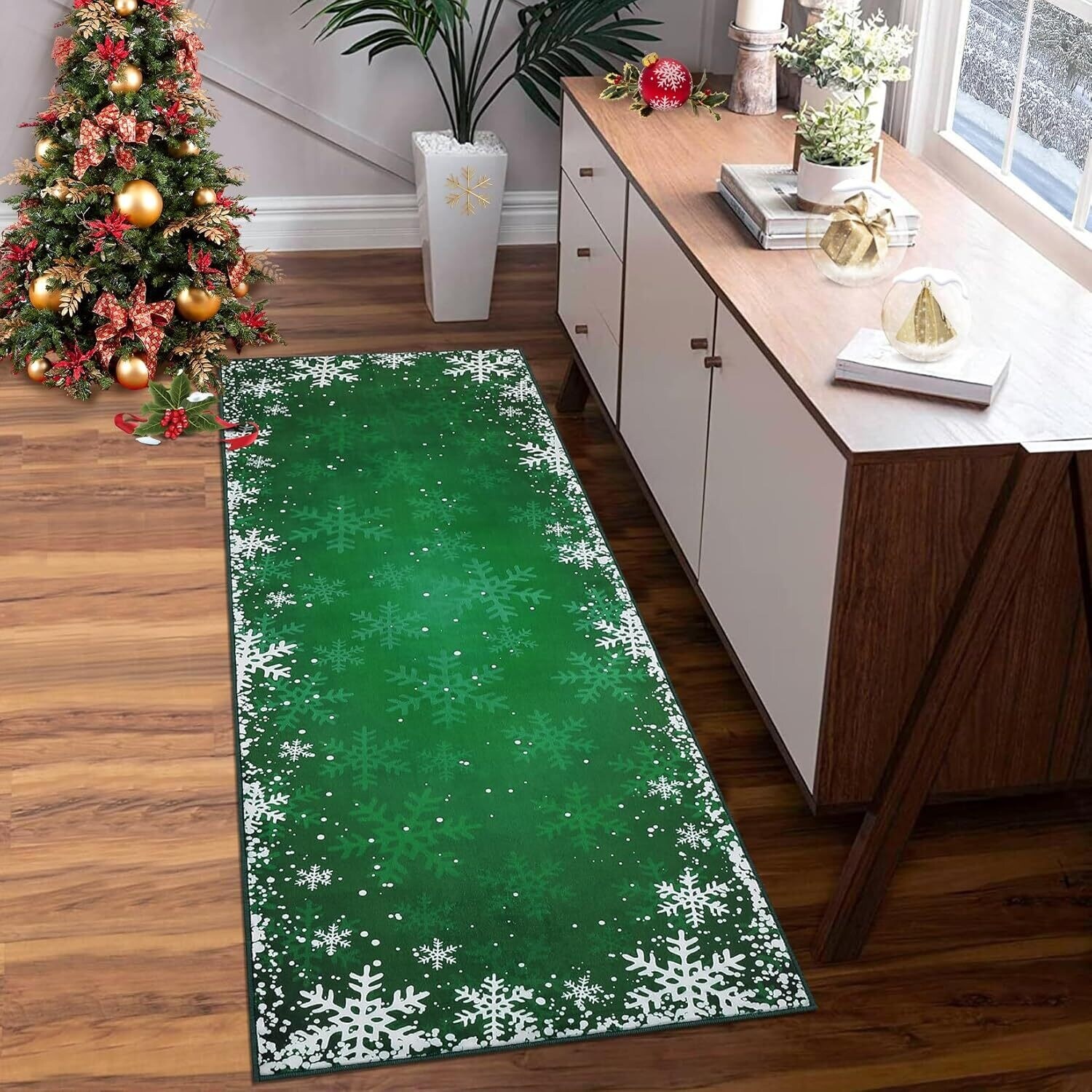 Christmas long carpet 2'*6', green - Bed Bath & Beyond
