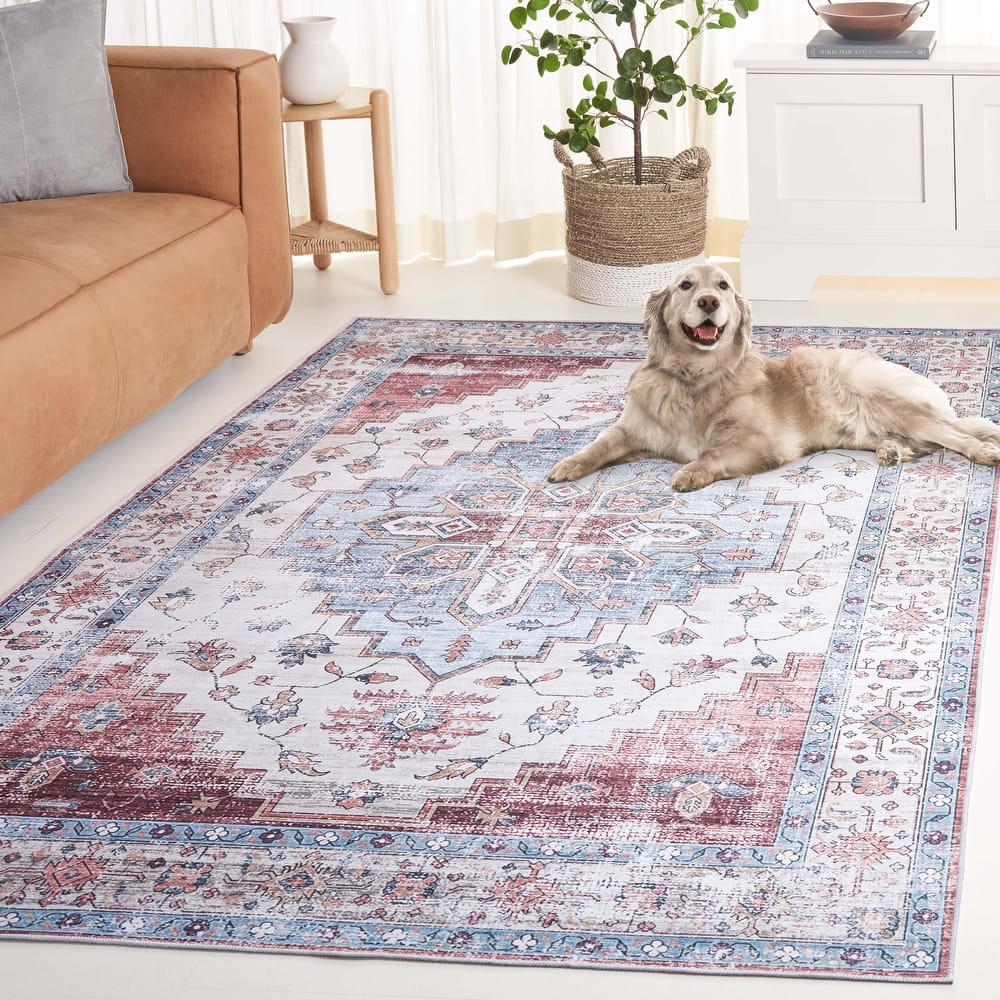 SAFAVIEH Arizona Grytsje Vintage Machine Washable Rug.