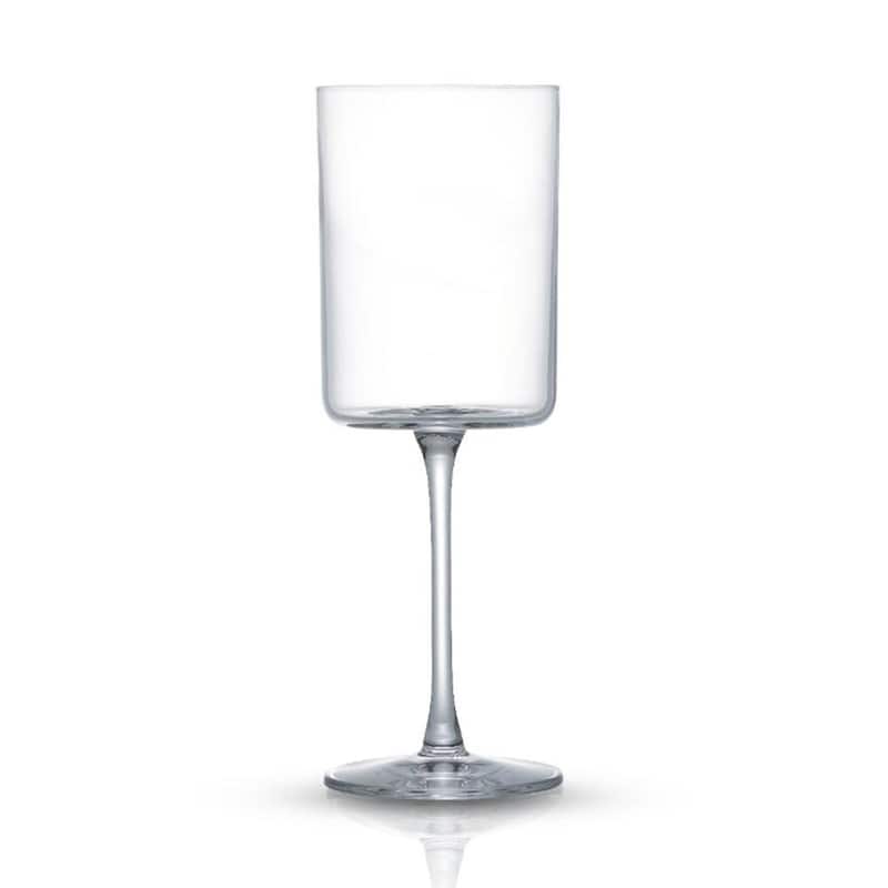 JoyJolt Claire European Crystal White Wine Glasses 11.4 oz, Set of 2 - 11.4 oz
