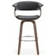 preview thumbnail 64 of 186, 26"/29" Faux Leather Swivel Bar Stools, Wood Counter Stool