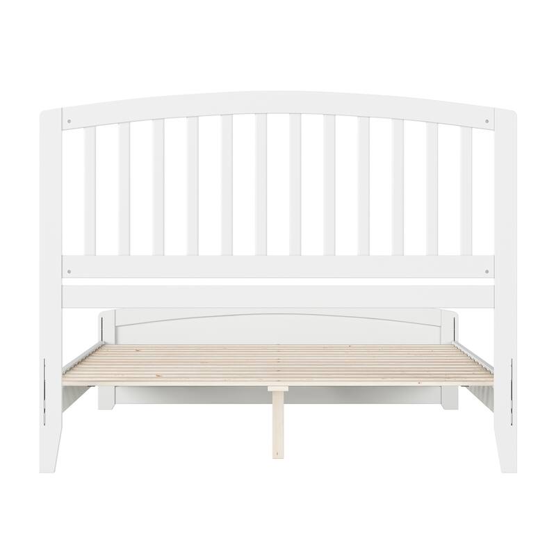 Quincy Solid Wood Low Profile Platform Bed with Matching Footboard
