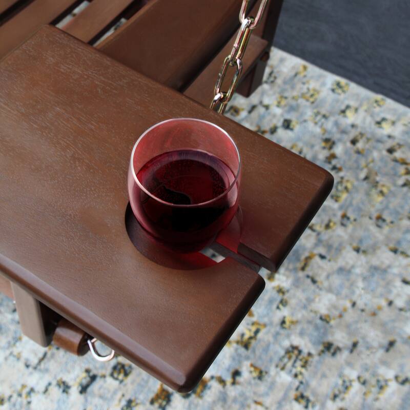 Cambridge Casual Alston Traditional Mahogany Wood Porch Swing