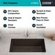 preview thumbnail 6 of 8, Lexicon Drop-In Quartz 32 Inch Single Bowl Kitchen Sink Kit - 32"x19"