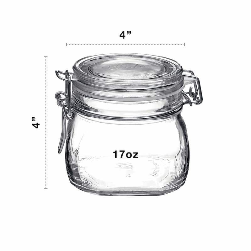 Bormioli Rocco Fido Jar with Airtight Rubber Gasket
